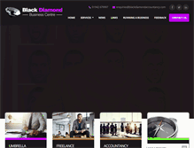 Tablet Screenshot of blackdiamondaccountancy.com